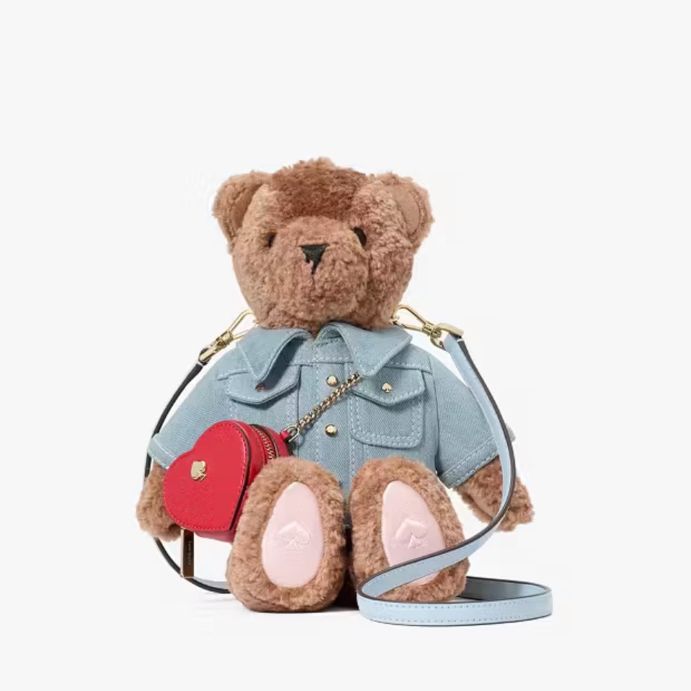 BRAND NEW Kate Spade novelty bag collection - Denim Bear Crossbody Bag